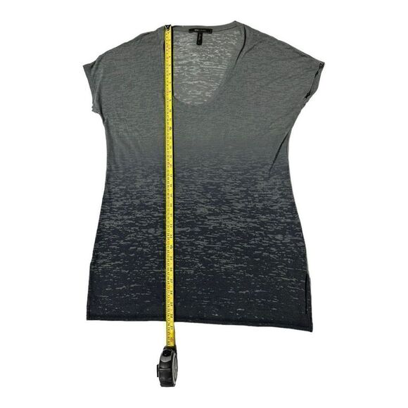 BCBG MAXAZRIA Women’s Grey Ombré Short Sleeved Shirt Size XS - Picture 9 of 11